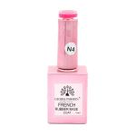 Baza Rubber Base Coat, French Neon, Global Fashion, 15 ml, Roz 04