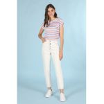 Blugi crop cu nasturi