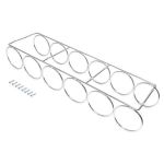 Suport suspendat pentru 6 sticle 8938211, finisaj cromat, 654x178 mm