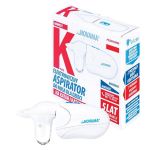 Aspirator nazal electric Novama White K, pentru copii 0-12 ani, 2 varfuri silicon, 2 moduri de operare, silentios, cu baterii, Alb