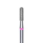 Capat Freza Diamant Head Cilindru Rotunjit rosu