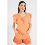 Bluza cu segment din dantela englezeasca Anais