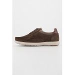 Pantofi casual cu garnituri din piele nabuc Nathan