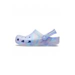 Saboti slingback de cauciuc cu imprimeu abstract