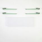 Banca, Logg, Khalkeus , 90x45x30 cm, Alb / Menta / Verde