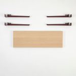 Banca, Logg, Khalkeus , 90x45x30 cm, Lemn / Burgundy
