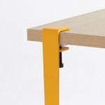 Banca, Logg, Khalkeus , 90x45x30 cm, Lemn / Galben
