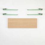 Banca, Logg, Khalkeus , 90x45x30 cm, Lemn / Verde menta