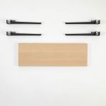 Banca, Logg, Khalkeus , 90x45x30 cm, Lemn/Negru