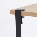 Banca, Logg, Khalkeus , 90x45x30 cm, Lemn/Negru
