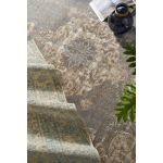 Covor Chrea, Bizzotto, 155 x 230 cm, tesatura Chenille/policoton, verso din latex, albastru