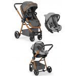 Carucior copii, Carello Bravo, 86x48x50 cm, Aluminiu, Gri