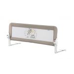 Margine de siguranta pentru pat, Kuzucuk, 120x50 cm, Plastic, Gri