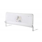 Margine de siguranta pentru pat, Kuzucuk, 150x65x2 cm, Plastic, Alb
