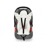 Perna universala copii Baby Pad, Angel Wings, 60x63x5 cm, Bumbac, Ecru