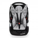 Perna universala copii Baby Pad, Angel Wings, 60x63x5 cm, Bumbac, Gri