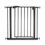 Poarta de siguranta pentru copii, Baby Safety Door, 76x80 cm, Metal, Negru