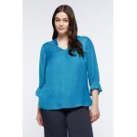 Bluza de satin cu decolteu in V