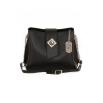 Geanta crossbody de piele cu aspect texturat