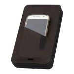Mapa de calatorie, cu baterie externa 4000 mAh incorporata, cu fermoar, 13 &times; 3 &times; 21,5 cm, gri, cablu de &icirc;ncărcare USB inclus