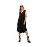 Rochie Vamp 16518, XL, vascoza, negru