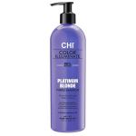 Sampon Nuantator pentru par Blond - CHI Farouk Platinum Blonde Purple Shampoo, 355 ml