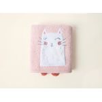 Prosop pentru bebelusi, Irya Home, Kitty, Bumbac, Roz