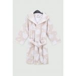 Halat de baie pentru copii, Irya Home, Bear, Bumbac, Bej/Alb