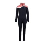 Trening dama, 2 piese, bleumarin si roz, M