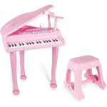 Pian cu microfon si scaun Little Princess Bebeking