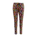 Colanti, Univers Fashion, cu imprimeu flori multicolore cu 2 buzunare, L