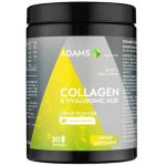 Colagen cu Acid Hialuronic Pulbere cu Aroma de Vanilie Adams Supplements Collagen &amp; Hyaluronic Acid Drink Powder, 600 g