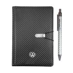 Set agenda si pix cu logo Volkswagen, in cutie eleganta, negru