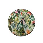 Covor rotund pentru baie Patch, &Oslash; 100 cm, Antiderapant, Multicolor