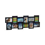 Rame foto, colaj 12 poze, negru, 81 x 30 cm