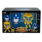 Set 2 Figurine Transformers, Mecha Deformation, multicolor, 11 cm