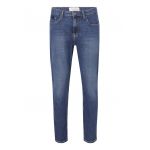 Blugi conici cu aspect decolorat