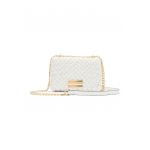 Geanta crossbody de piele ecologica cu aspect impletit Rattani