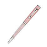 Pix de lux Roz cu Swarovski si etui, in cutie cadou Pierre Cardin