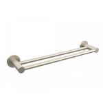 Suport prosop baie Momali dublu cu fixare ascunsa pe perete otel inoxidabil dimensiune 600x60 mm