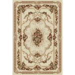Covor Clasic, Lotos 574, Crem / Bej, 80x150 cm, 1800 gr/mp