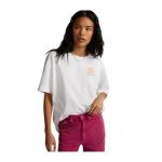 Tricou femei Converse Grow Together Oversized T-Shirt 10025447-102, S, Alb