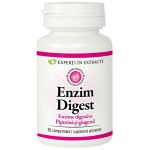 Enzim Digest - Dacia Plant Enzime Digestive Piperina si Gingerol, 30 comprimate