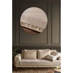 Cuvertura de pat, Asya - Beige, Viaden, 70% bumbac/30% poliester
