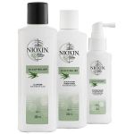 Kit Tratament pentru Scalp Sensibil Nioxin Scalp Relief - Sampon 200 ml, Balsam 200 ml, Ser 100 ml