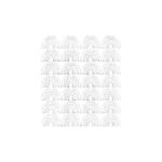 Set stickere decorative, Curcubeu, alb, 12x7 cm, 20 buc