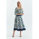 Bluza din jerseu cu model floral Afeliami