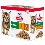 12 x 85g Hill's Science Plan Kitten - Selecție de pasăre
