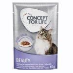 12x85g Beauty Adult în sos Concept for Life Hrană umedă pisici
