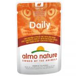 24x70g Rață & Pui Almo Nature Daily Menu hrană umedă pentru pisici